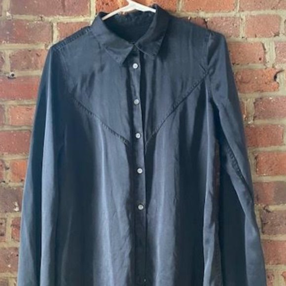 Equipment Kate Moss Tops Kate Moss Equipment Silk Shirt Dress